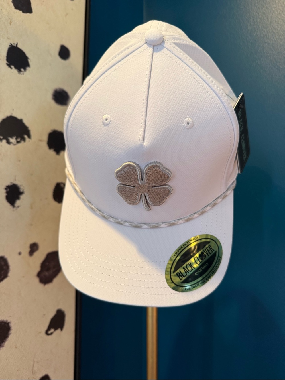 Black Clover Men’s White Clover Patch Baseball Cap